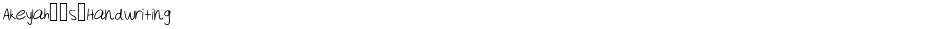 Akeylah__s_HandwritingDemo