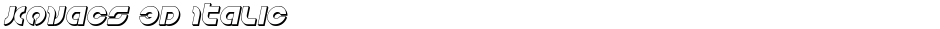 Kovacs 3D ItalicDemo