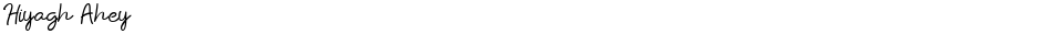 Hiyagh AheyDemo