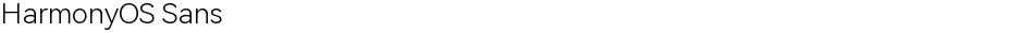 HarmonyOS SansDemo