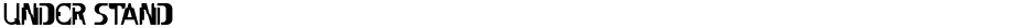 UNDER STANDDemo