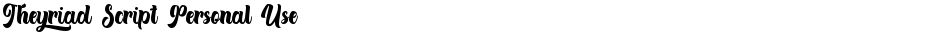 Theyriad Script Personal UseDemo