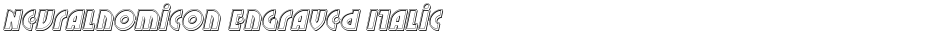 Neuralnomicon Engraved ItalicDemo