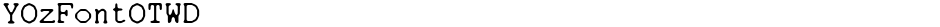 YOzFontOTWDDemo