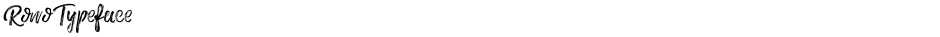 Rowo TypefaceDemo