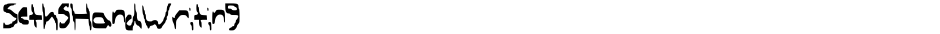 SethsHandWritingDemo
