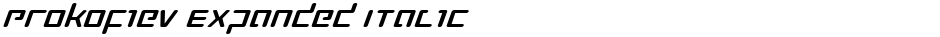 Prokofiev Expanded ItalicDemo