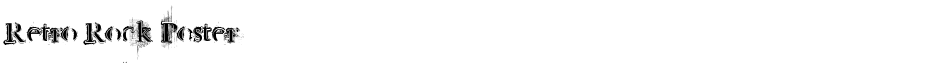 Retro Rock PosterDemo