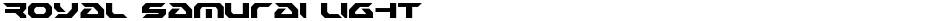 Royal Samurai LightDemo