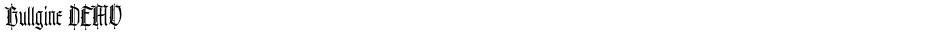 Bullgine DEMODemo