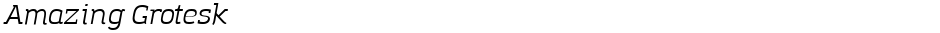 Amazing GroteskDemo