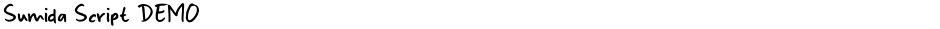 Sumida Script DEMODemo