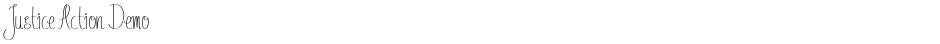 Justice Action DemoDemo
