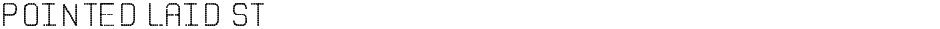 Pointed Laid StDemo