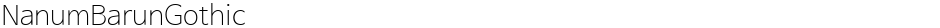NanumBarunGothicDemo