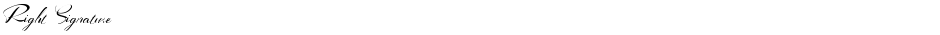 Right SignatureDemo