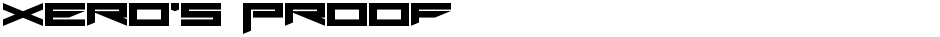 Xero's ProofDemo