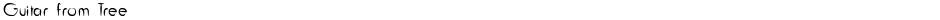 Guitar from TreeDemo