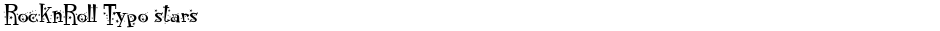 RocknRoll Typo starsDemo
