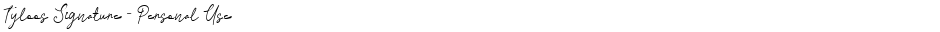 Tyloos Signature - Personal UseDemo