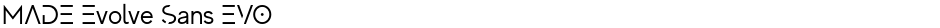 MADE Evolve Sans EVODemo