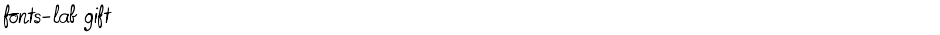 fonts-lab giftDemo