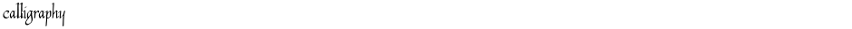 CalligraphyDemo
