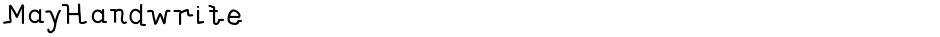 MayHandwriteDemo