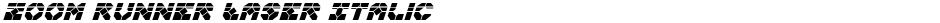 Zoom Runner Laser ItalicDemo