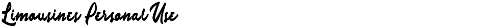 Limousines Personal UseDemo
