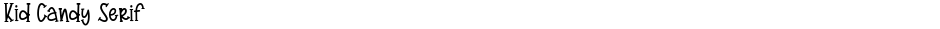 Kid Candy SerifDemo