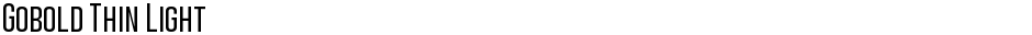 Gobold Thin LightDemo