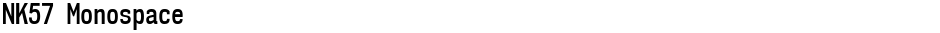 NK57 MonospaceDemo
