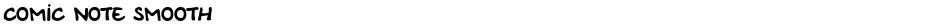 Comic Note SmoothDemo
