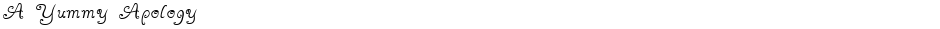 A Yummy ApologyDemo