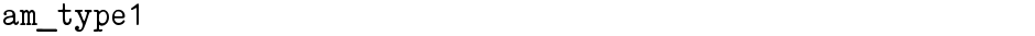 am_type1Demo