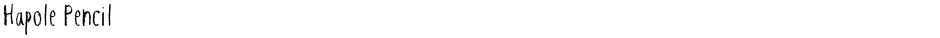 Hapole PencilDemo
