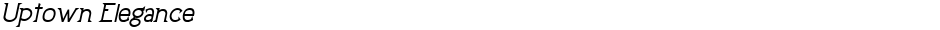 Uptown EleganceDemo