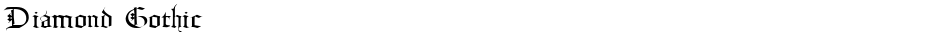 Diamond GothicDemo