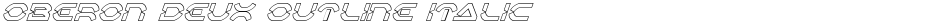 Oberon Deux Outline ItalicDemo