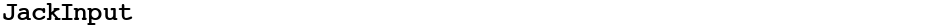 JackInputDemo