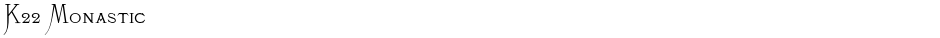 K22 MonasticDemo