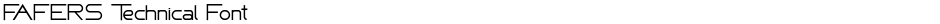FAFERS Technical FontDemo