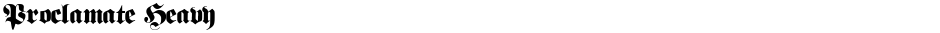 Proclamate HeavyDemo