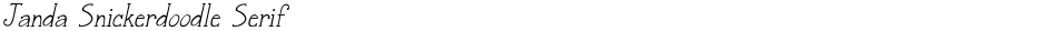 Janda Snickerdoodle SerifDemo