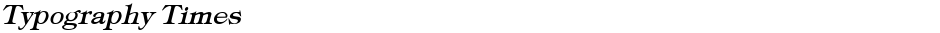 Typography TimesDemo