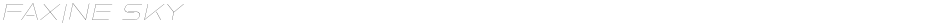 Faxine SkyDemo