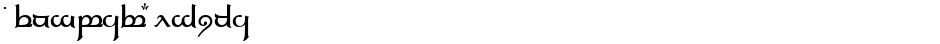 Tengwar ElficaDemo