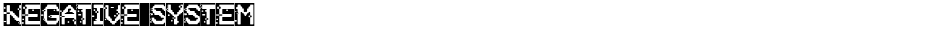 Negative SystemDemo