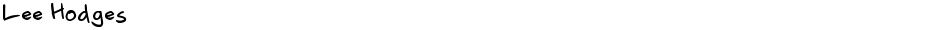 Lee HodgesDemo